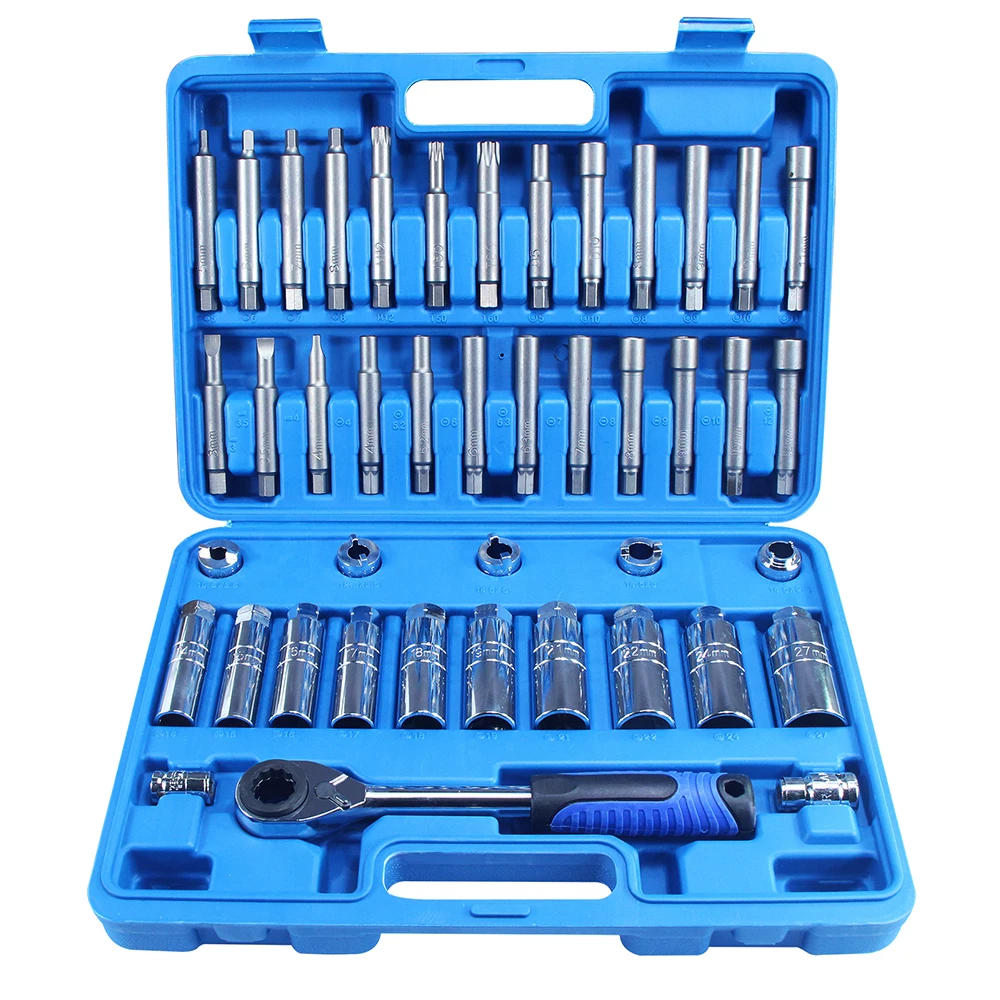 43pcs Steering Hub Suspension Shock Absorber Strut Nut Removal Tool