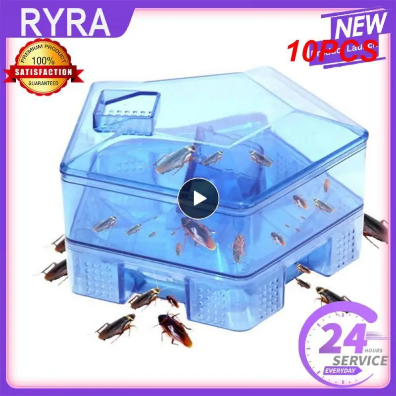 10PCS Snail Cockroach Catcher Safe Non-toxic Anti Cockroaches Mosquito Killer Anti Fall Wear Large Repeller For Home Office