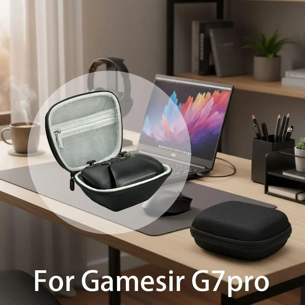 게임서 G7 / G7 SE / G7 Pro용 하드쉘 케이스, 충격 방지 컨트롤러 보관 가방, 케이블용 메쉬 포켓이 있는 EVA 보호 박스