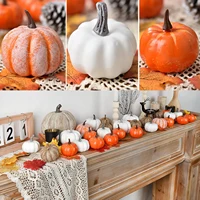 12pcs Artificial Mini Pumpkins Halloween Decoration 1