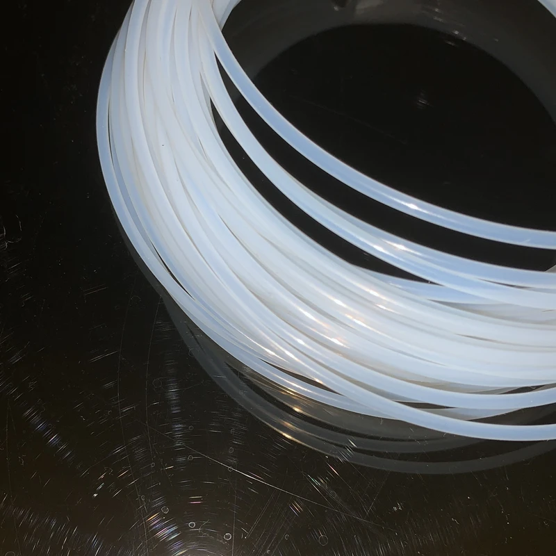 Plastic Tube 5M PTFE Tube ID 0.3-0.6-0.8-1-1.2.1.5-1.6-1.8-2-2.5-3-4-5 mm F46 Capillary Insulated Rigid Pipe Temperature Corrosion Resistance
