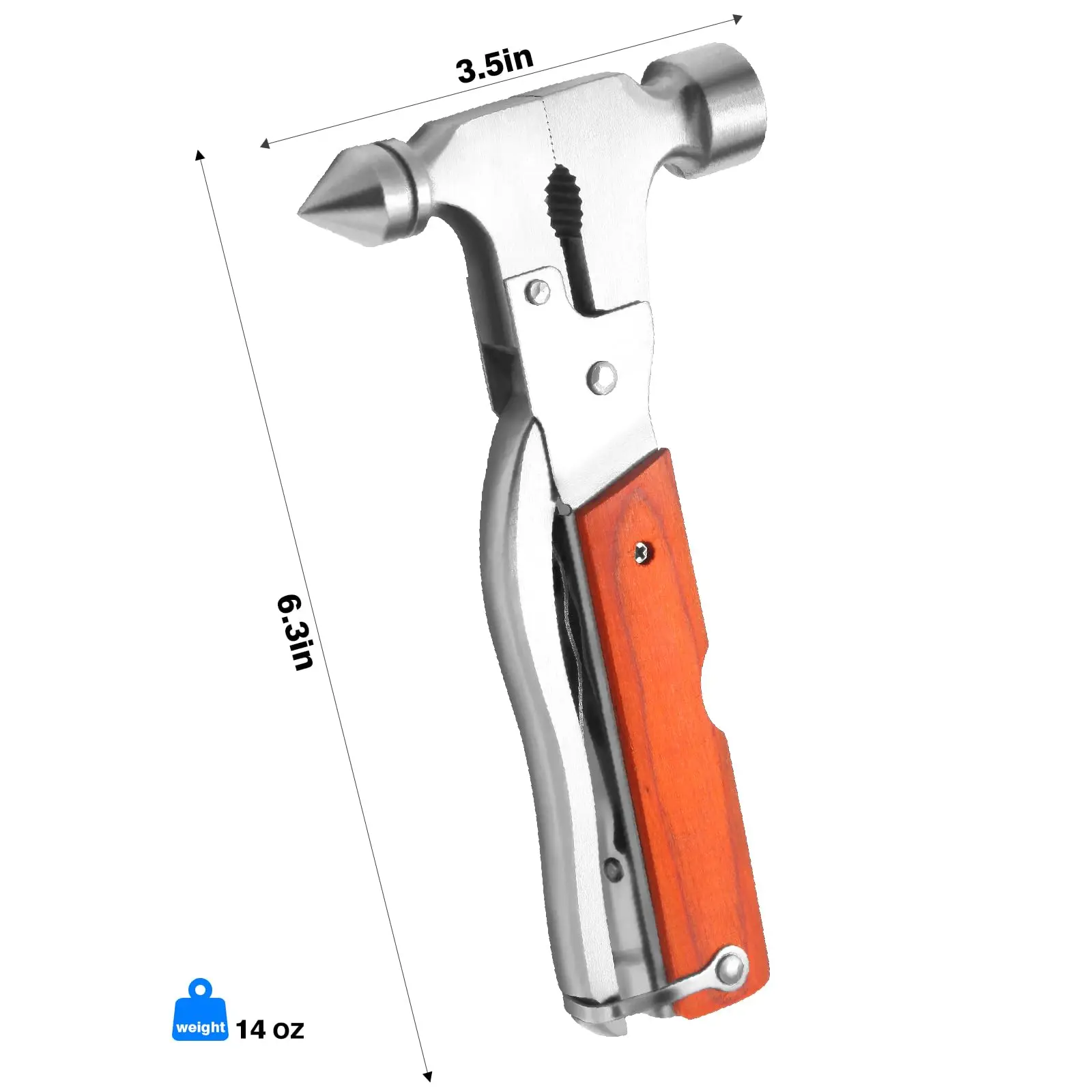 Multitool Car Escape Hammer 3