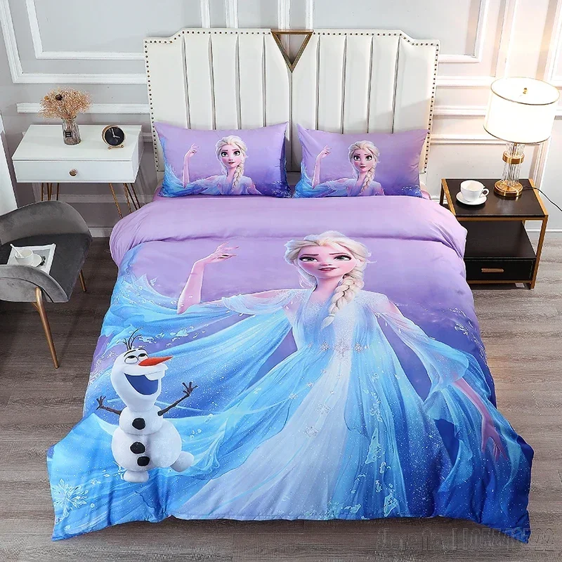 Cinderella Jasmine Princess Snow White Bedding Sets Duvet Cover Set HD Comforter Cover for Kids Bedclothes Bedroom Decor 4