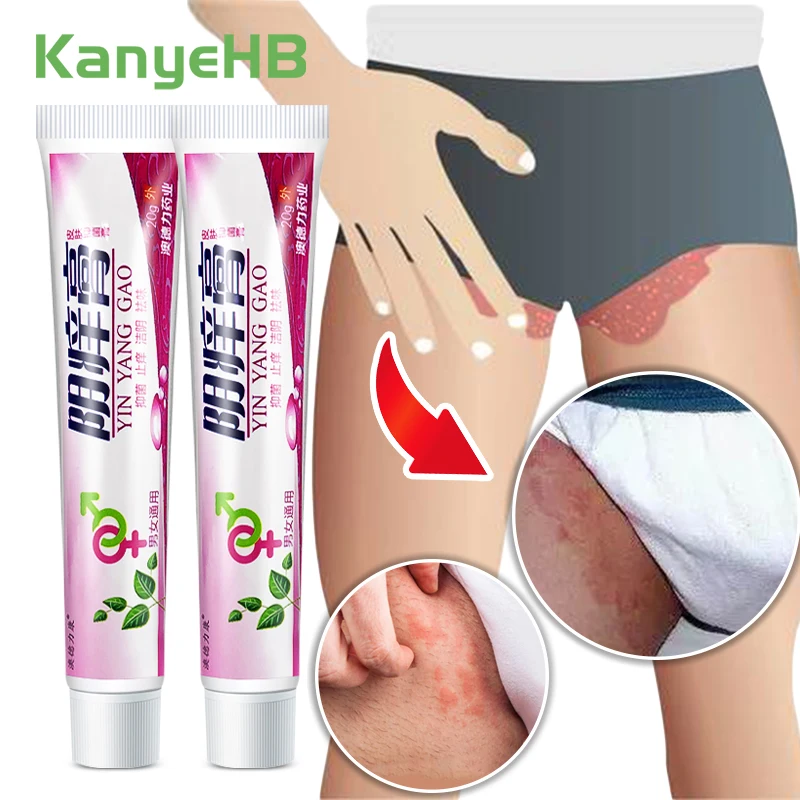 

2 шт., крем для снятия зуда у мошонки и псориаза