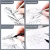 Tombow Mechanical Pencil Mono Graph Fine 0.3/0.5mm Metal Comfort Grip Japanese Writing Stationery for Detailed Work /Sketch/Draw 4