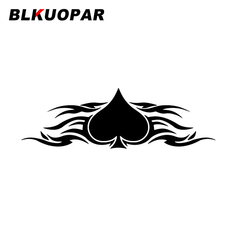 

BLKUOPAR Ace of Spades, наклейки на автомобиль, модная виниловая наклейка, окклюзия, царапина, высечка, ноутбук, доска для серфинга, товары для автомобилей
