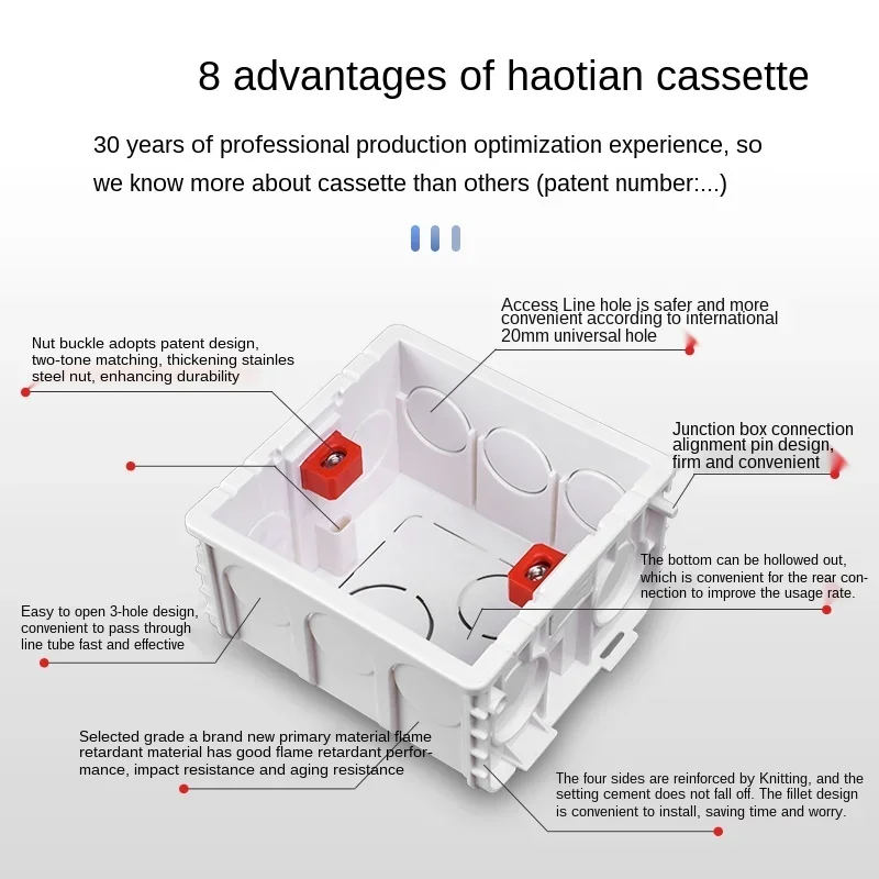 Model 86 General Electric mounting box switch socket junction box electrical socket and accessories switch box wall socket box