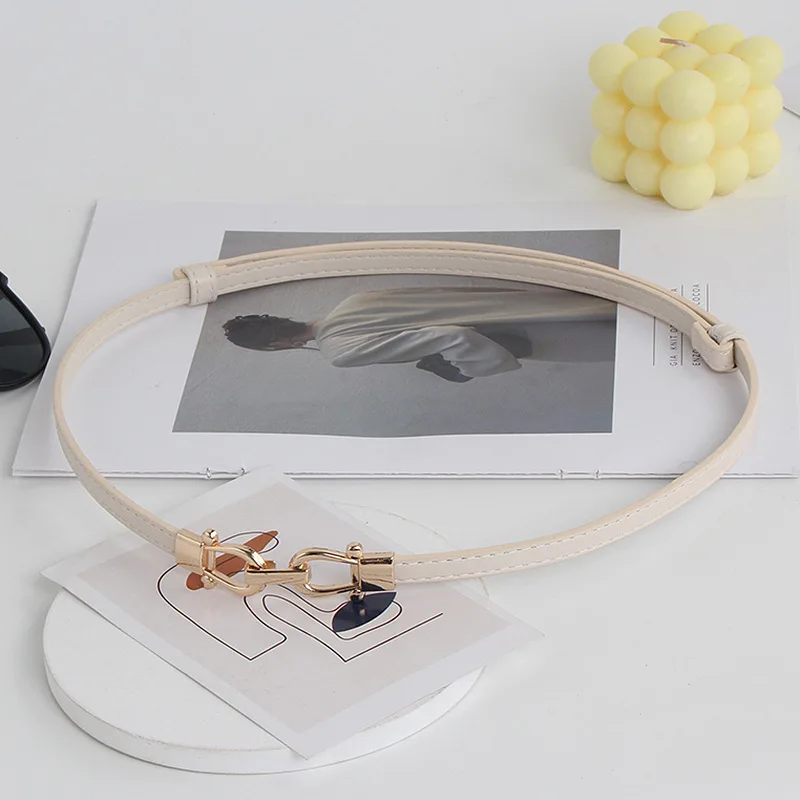 

TTTTTTTTversatile thin waist chain women's narrow belt with skirt and sweater decorative belt Korean style buckle belt