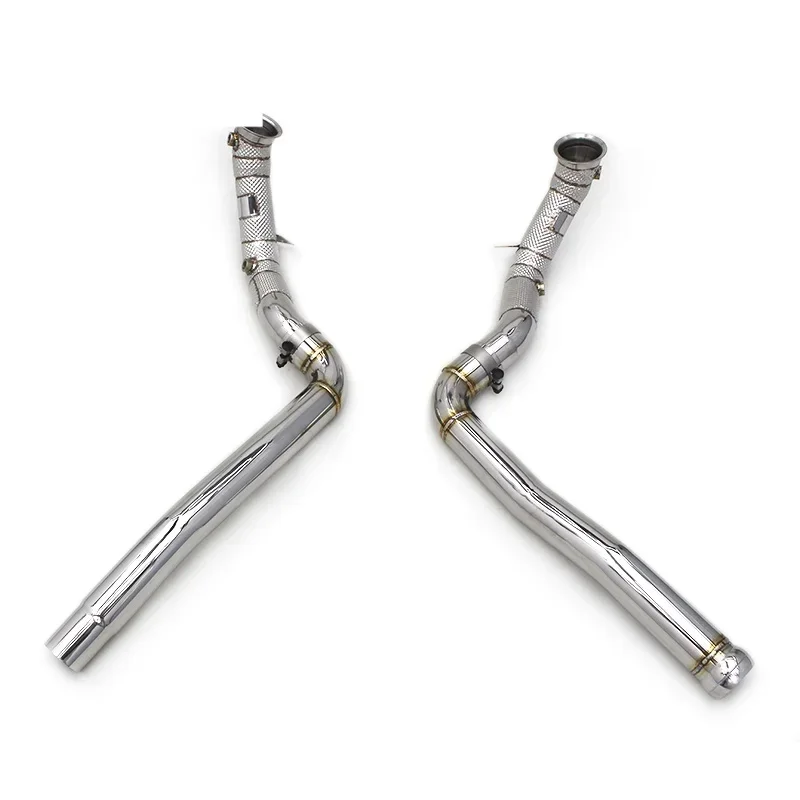 Section High flow Pipes Exhaust Pipes branch downpipe Exhaust Pipe with For GT GTS C190