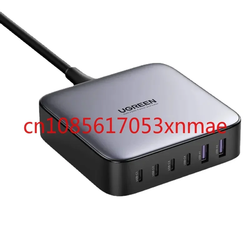 200 W USB C oplader, meervoudig, 8-poorts laadstation GaN III Tech