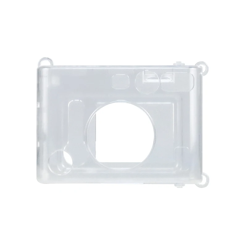 Protective Crystal Shell Case with Strap for FUJIFILM Instax mini EVO Dust proof transparent protective shell