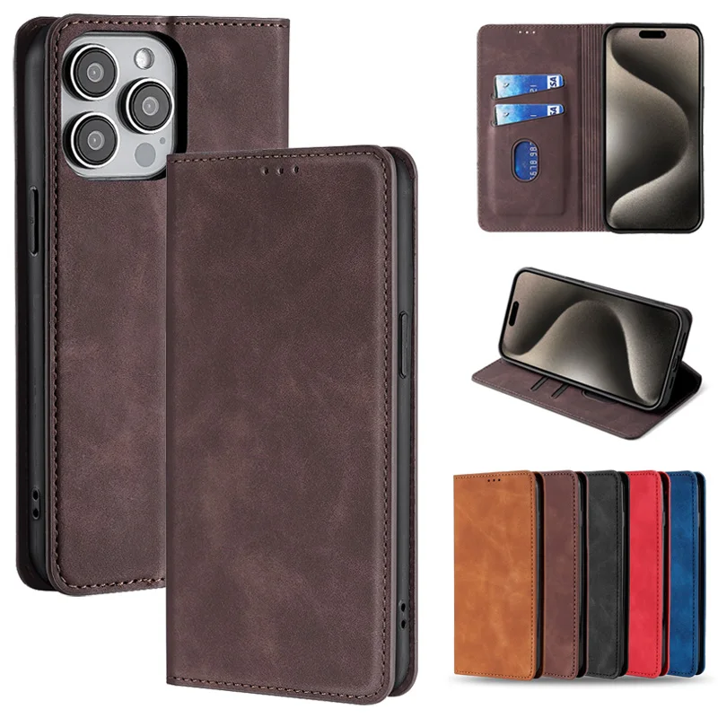 Premium Luxury Flip Leather Phone Cases - Elegant and Durable Protection