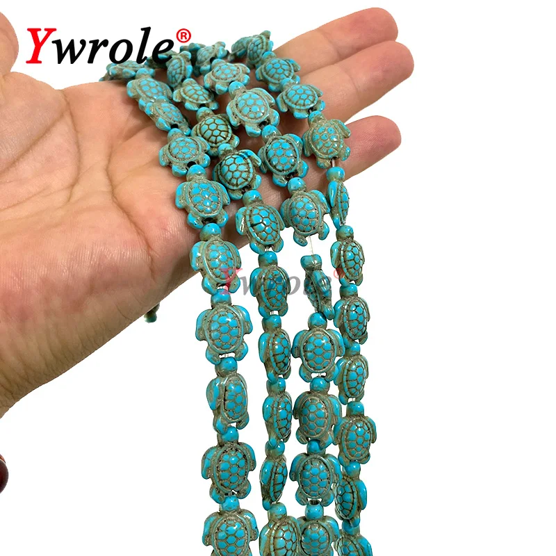 Wholesale Blue Turquoise Turtle Shape Natural Stone Beads for Jewelry Making  DIY Bracelet Necklace Handmade Materials 14x18mm - AliExpress