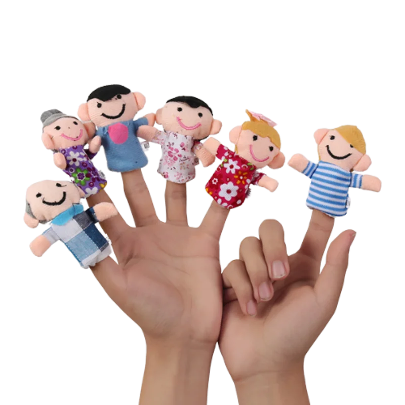 Puppet Stand Set Educational Finger Puppets for Holiday Bookshelf Preschool  Activities - AliExpress