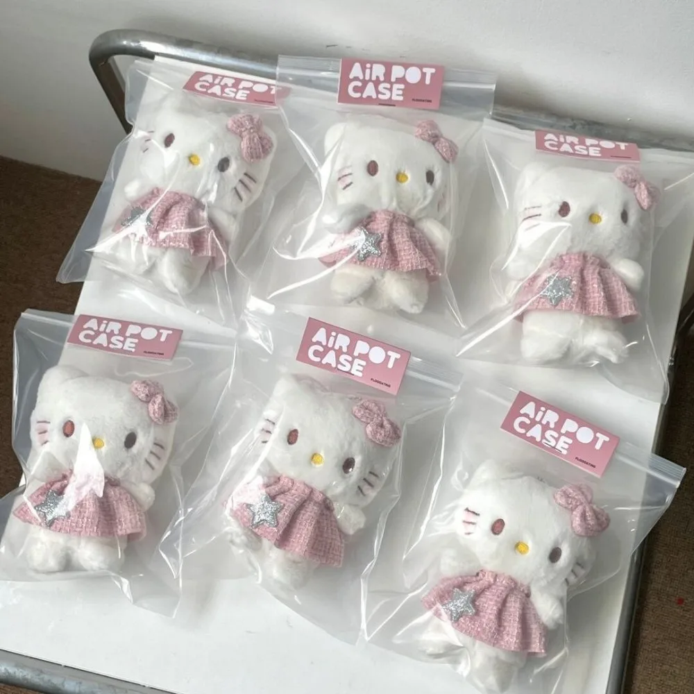

Sanrio Hello Kitty Pink Cute Soft Plush Doll Pendant Keychain Handbag Backpack Decorative Ornaments Girl Birthday Gift
