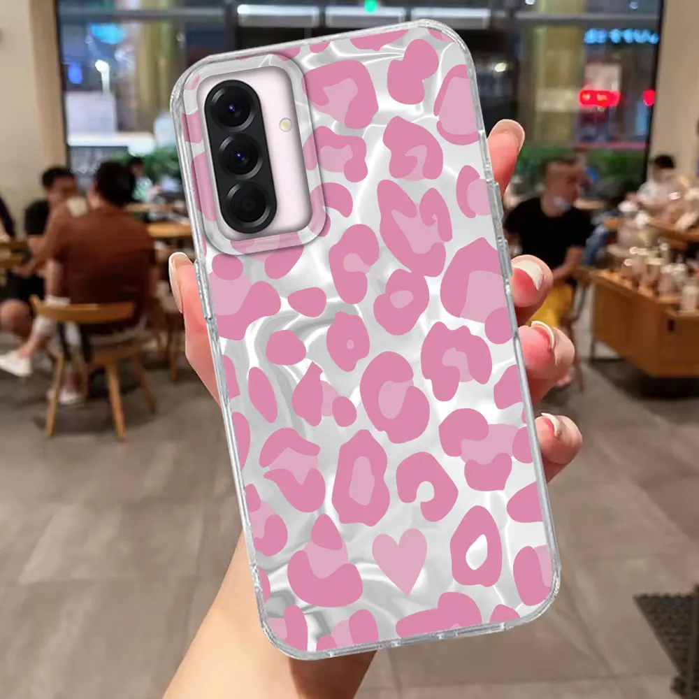 Korean Leopard Print Girls Phone Case Cover