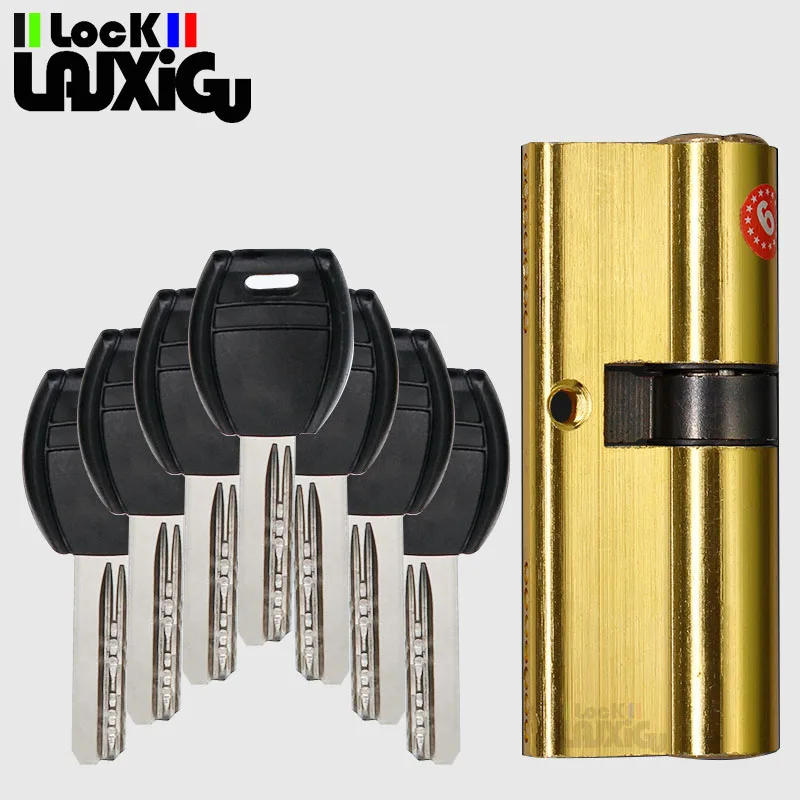 Common standard cylinder door locks, cylinder door locks for entry doors, safety lock cylinders.outdoor Key lock.7keys