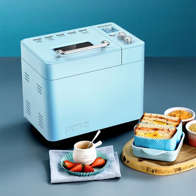 PE9709 electric bread machine Bread Maker toast kneading machine, silent sprinkling of fruit material new 4