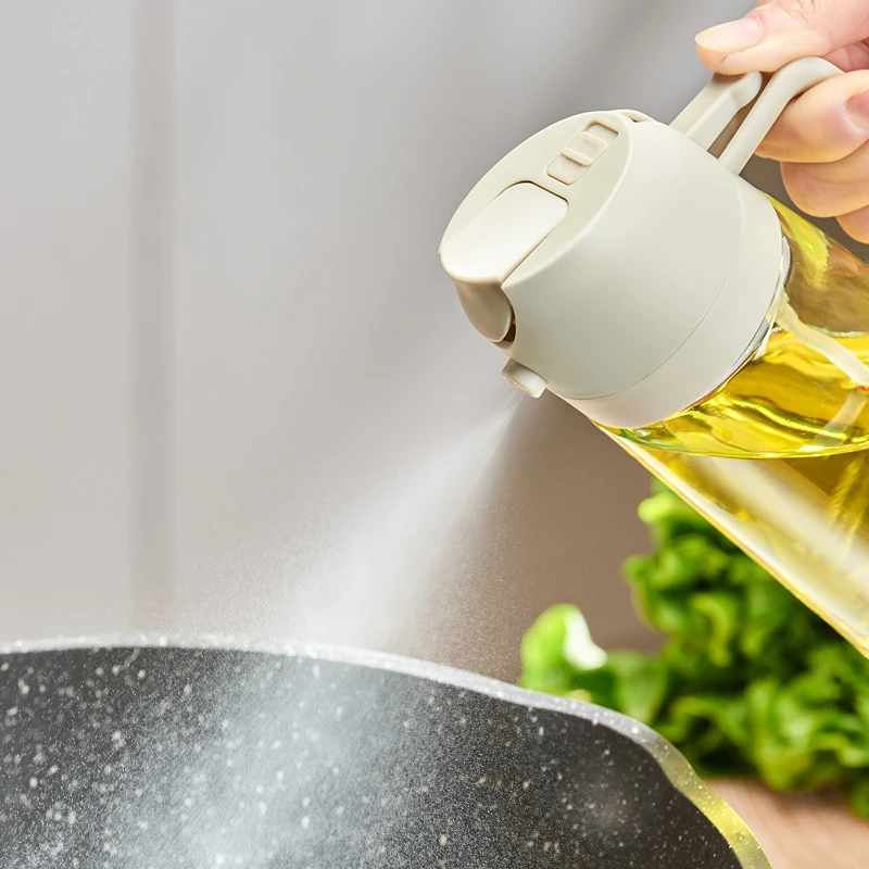 GIANXI Multifunction Oil Sprayer Outdoor BBQ Glass Olive Oil Diffuser Vinegar Soy Sauce Pour Bottle Kitchen Accessories oil sprayer