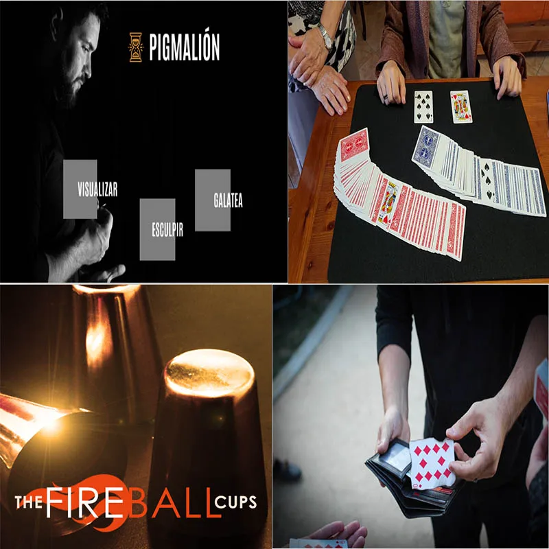 

Pigmalion от Луиса олмедо, Disegual от Иосифа Б, Fireballs от Гэри Джонс, Aficionado Fire Wallet-Волшебные трюки