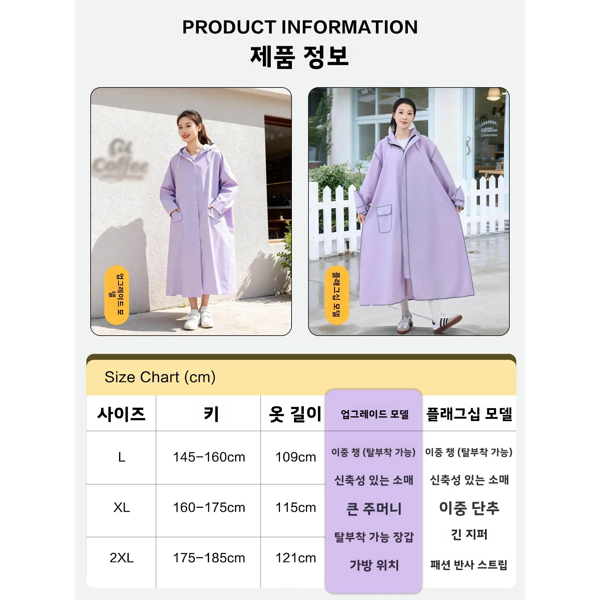 전기 자전거용 긴 기장 방수 레인코트, 후드와 헬멧 착용이 가능한 성인용 라이딩 커버, 자전거 타는 사람들을 위한 긴 레인웨어