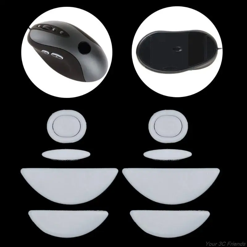 Tiger Gaming Mouse Feet Mouse Skate Logitech G304 G305 G102/G-PRO MX518 White Glides Edge 2 Sets/pack mouse skates