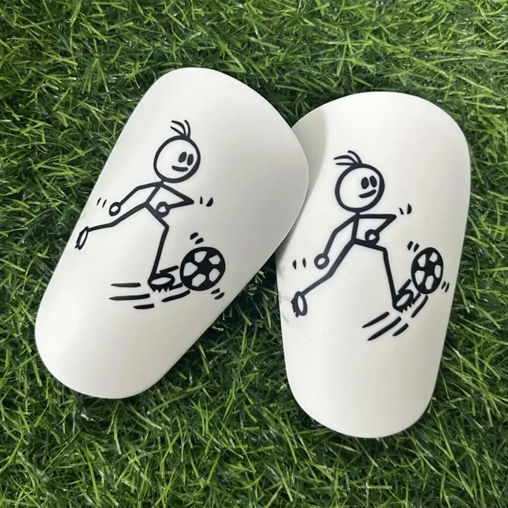 

Football Shin Pads High Strength Impact Resistant Kids Football Shin Pad Cartoon Pattern Design Mini Size Soccer Leg for Young