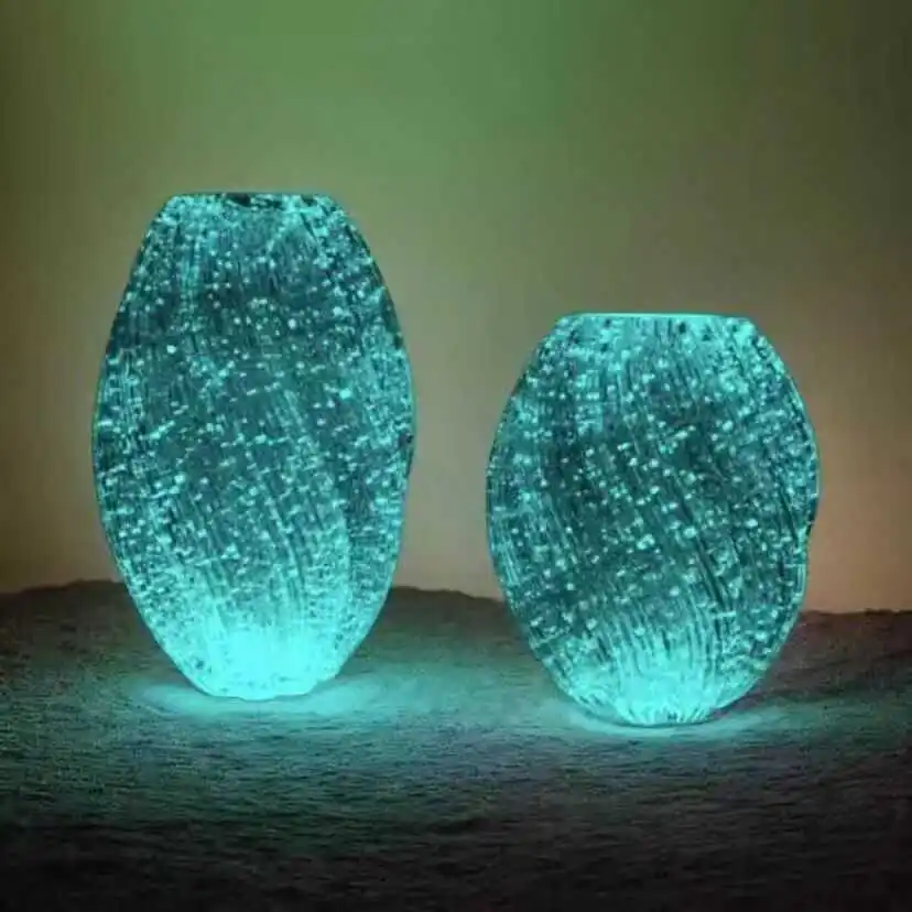 creative luminous glass vase beautiful light luxury hydroponic water utensils living room decorations مزهريات  terrarium  vases 6