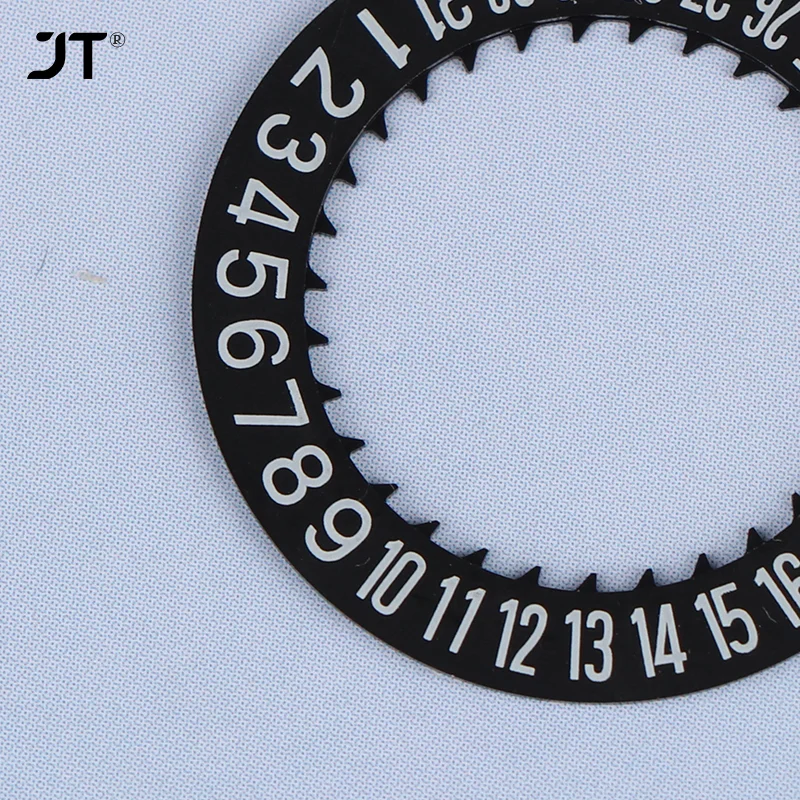 Black and Red Automatic Mechanical Date Dial Wheel