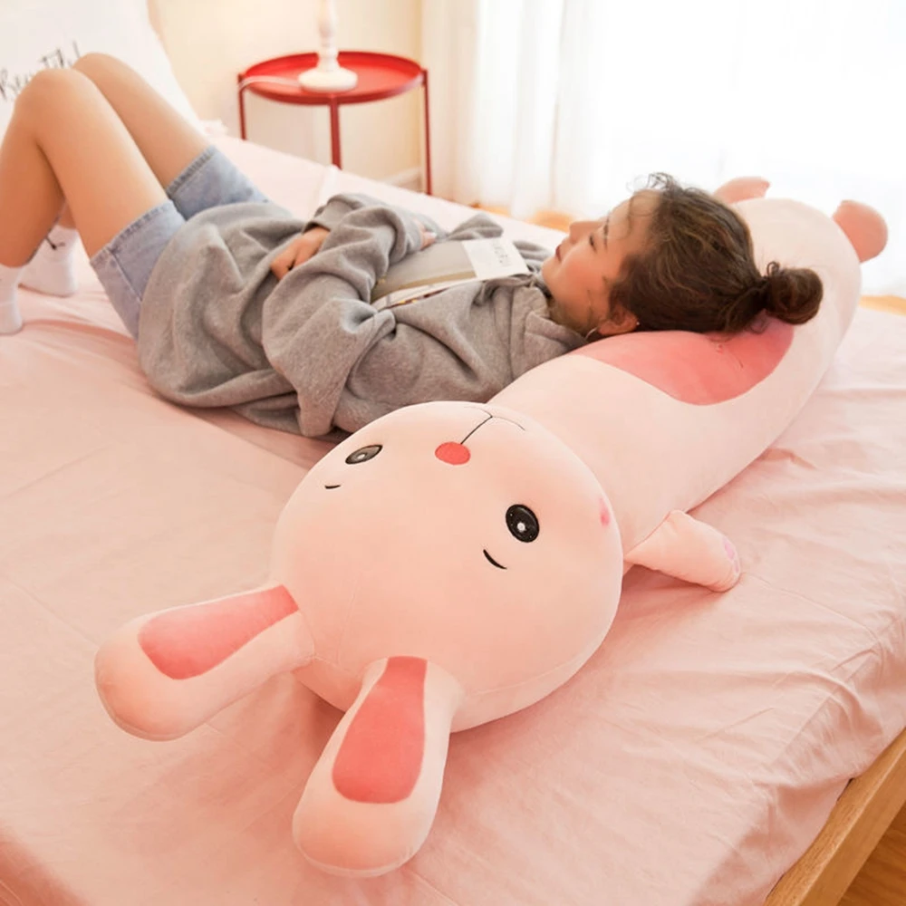 50cm Cute Rabbit Pillow Plush Toy Lion Monkey Frog Animal Long Leg Sleeping Cushion Doll Children Birthday Christmas Gift plush toys