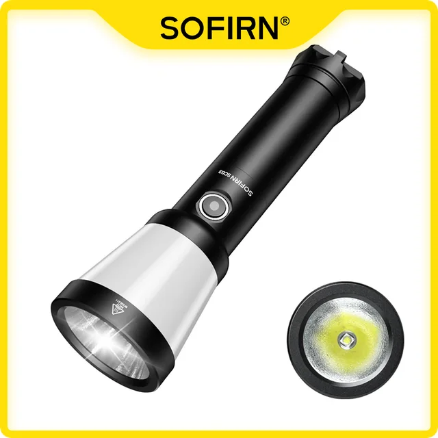 Sofirn SC03 Camping Light 2-in-1 2000LM Powerful Flashlight USB C  Rechargeable 21700 Lantern Outdoor Torch with Combo Side Light - AliExpress