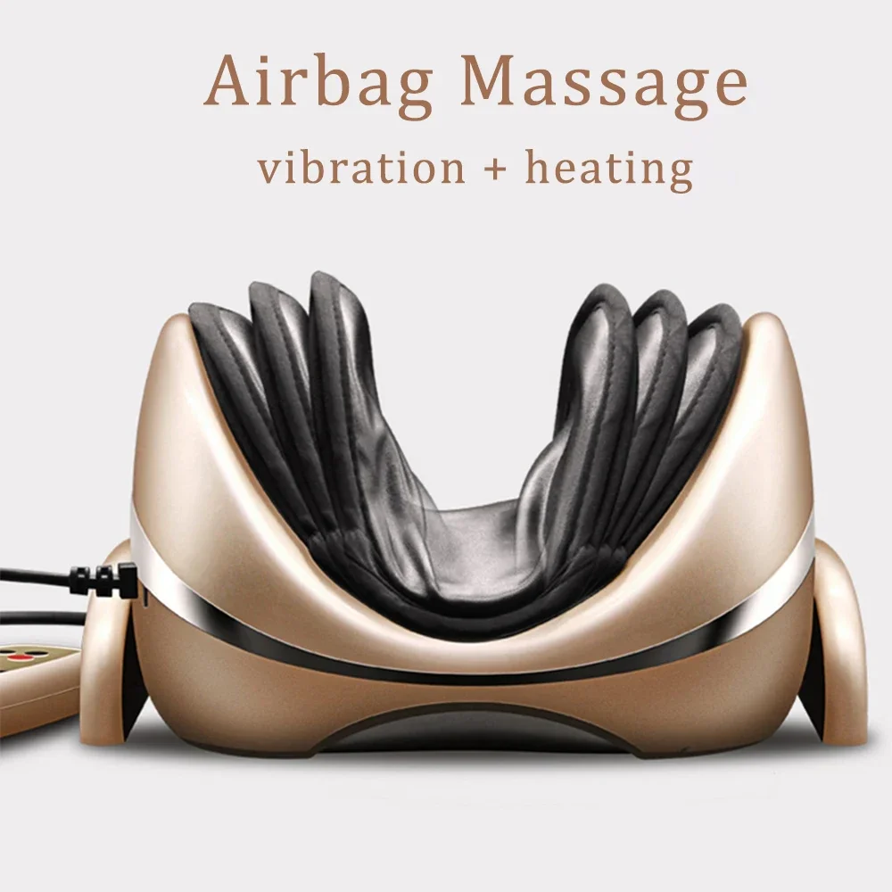Electric Neck Massager Vibration Masssge Pillow Air Compression Kneading Heating Massager Neck Stretcher Cervical relieve Pain