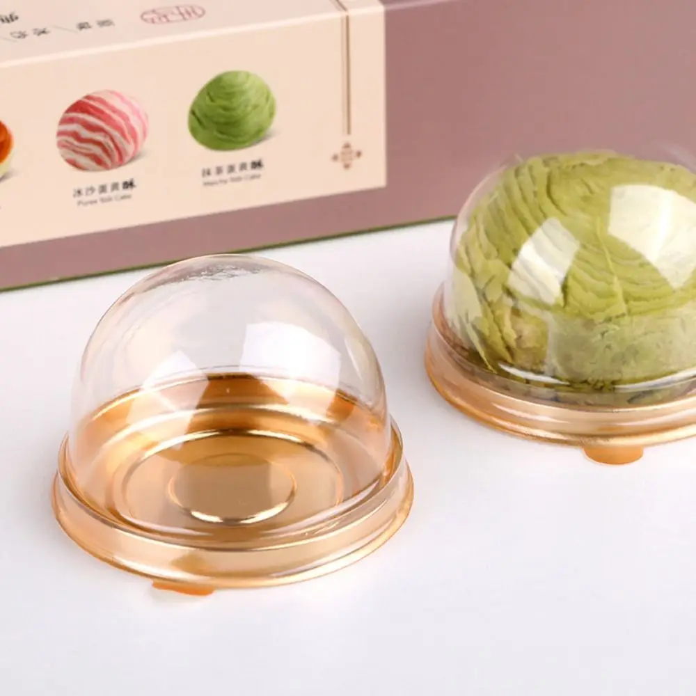 50Pcs Clear Mini Cupcake Boxes Dome Lid Plastic Dessert Holders Transparent Baking Cont... - SKU CMCB1317 - UGI Packaging
