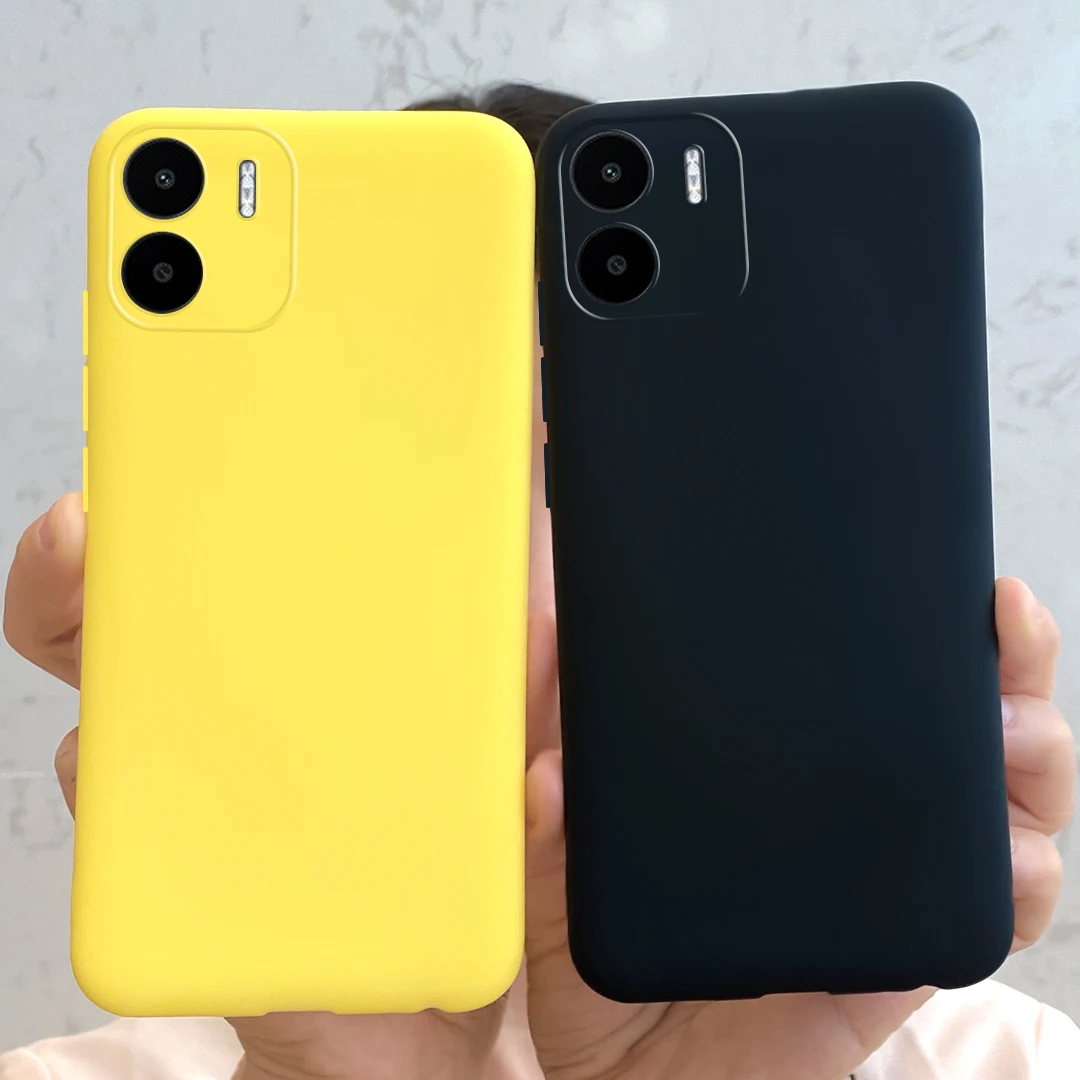 Pack Accessoires Xiaomi Redmi A1/A2 : Coque Silicone Noire + 2 Verres Trempés - Marque Little Boutik