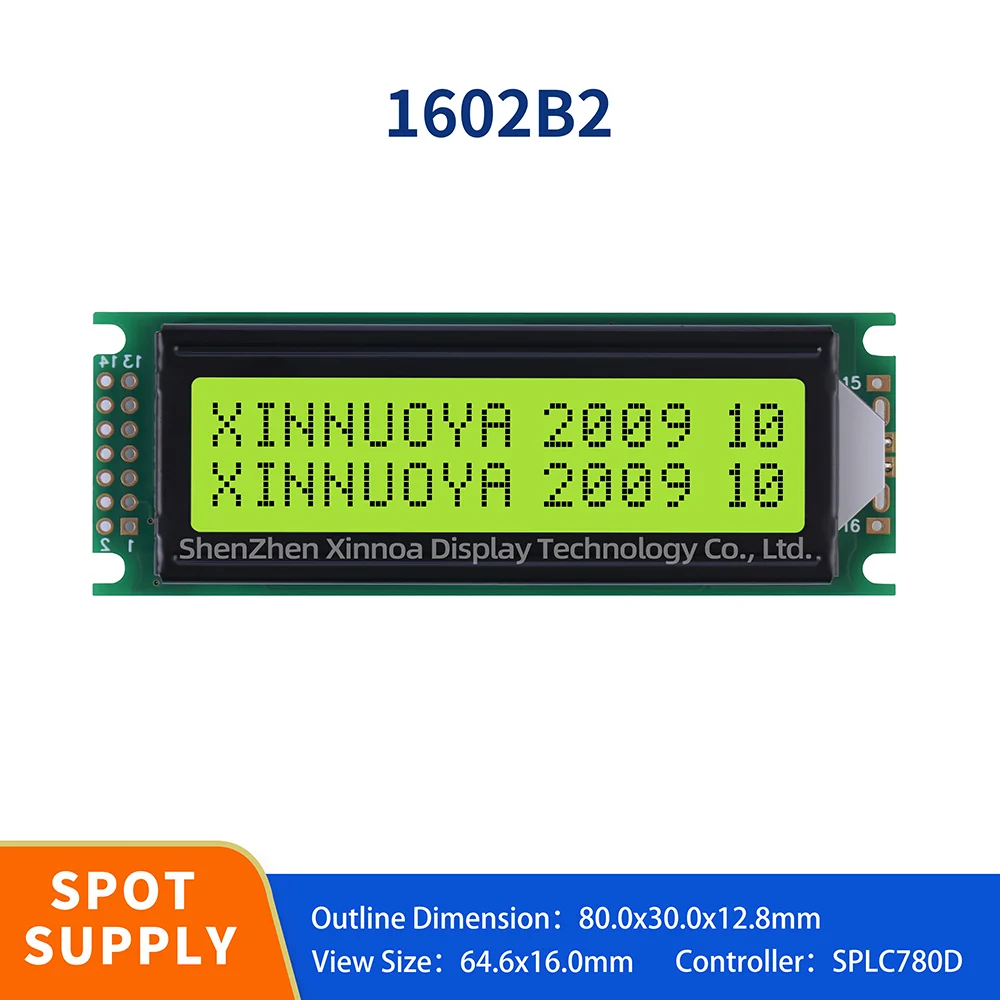 1602 B2 Display Modulo Lcd Seriale Compatibile Con Arduino R3 Mega 2560 16X2 Schermo Verde Retroilluminazione Verde Gialla
