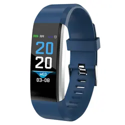 Customizable Bluetooth Smart Wristband Bracelet (Blue)