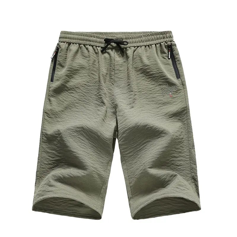 Summer Casual Shorts Men Fashion Style Man  Bermuda Beach  Breathable Solid Boardshorts  Sweatpants 5XL X79