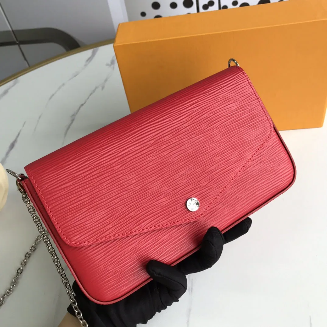 

Alneed Purse and Clutch For Woman 2023 Genuine Leather Wallet 3 in 1 Luxury Designer Chain Crossbody Bag Girls Shoulder Bags