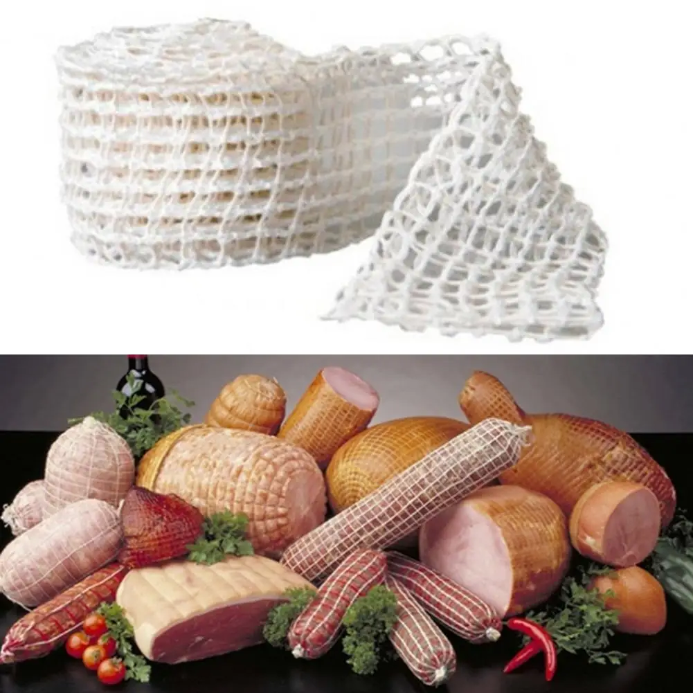 Practical Great Wide Application BBQ Pork Mesh Set Food Grade Polyester Meat Net Durable For Kitchen meat net