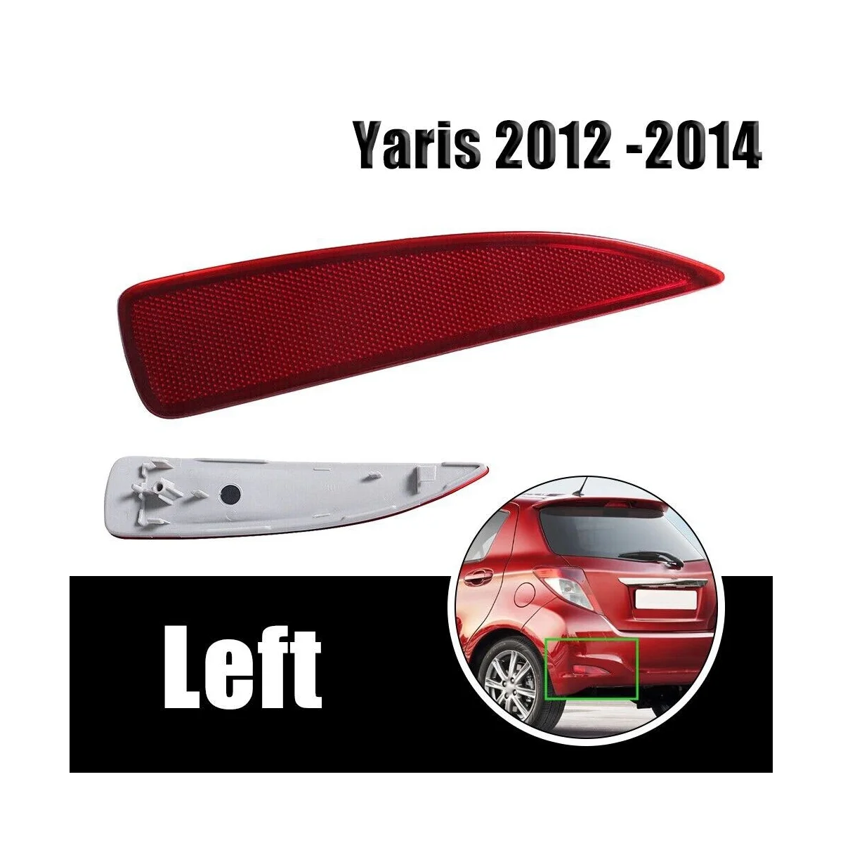 ڵ Ĺ  Ĺ̵ ݻ, YARIS 2012-2014  õ, LH + RH 17-5306-00 175306001, 1 