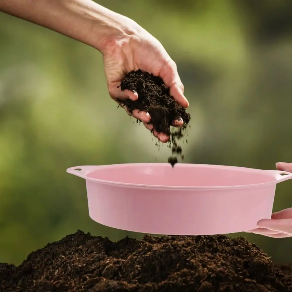 Multi-use Soil Sieve Sifter Round Sifting Strainer Sand Screen Filter Compost