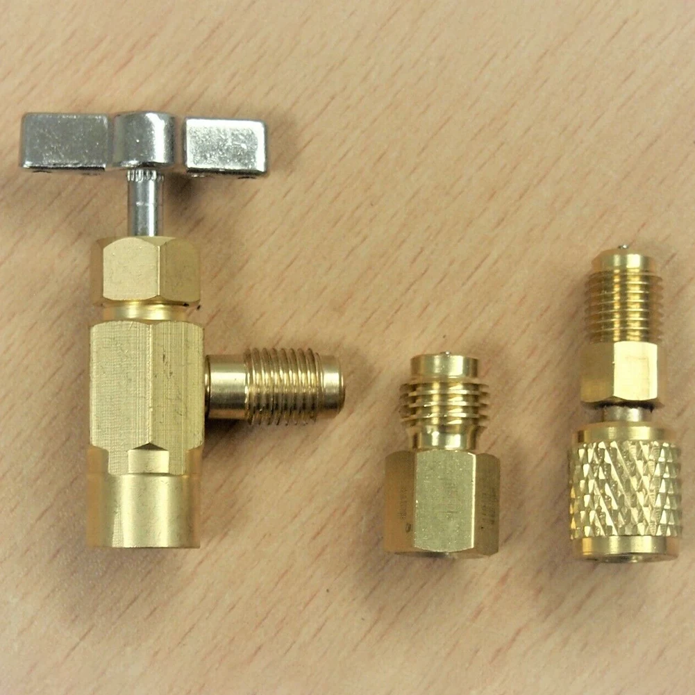 3pcs Self-Sealing R1234yf A/C Can Tap With 1/2