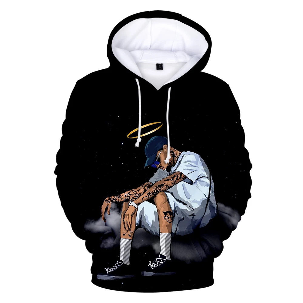 

Pop Singer Chris Brown 3D Printed Hoodie Men's Sweatshirt Women Hip Hop Harajuku Streetwear Chris Brown Adults and Children Coat