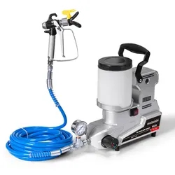 2024 New Portable Brushless 1600W Airless Paint Sprayer 2L Small Electric Spray Gun High Power Household Spray Painting Tools