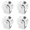 4X 2 Inch V Type Pulley Roller 304 Stainless Steel Sliding Gate Roller Wheel Bearing For Material Handling And Moving 1
