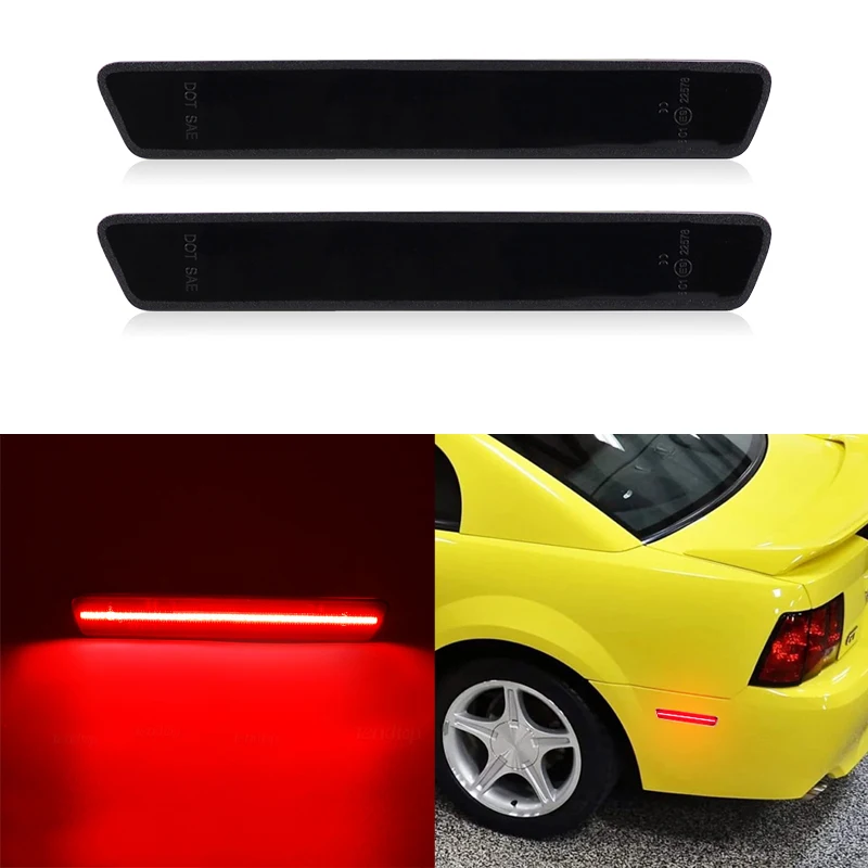 

2 шт., боковые фонари для заднего бампера Ford Mustang 2005-2009