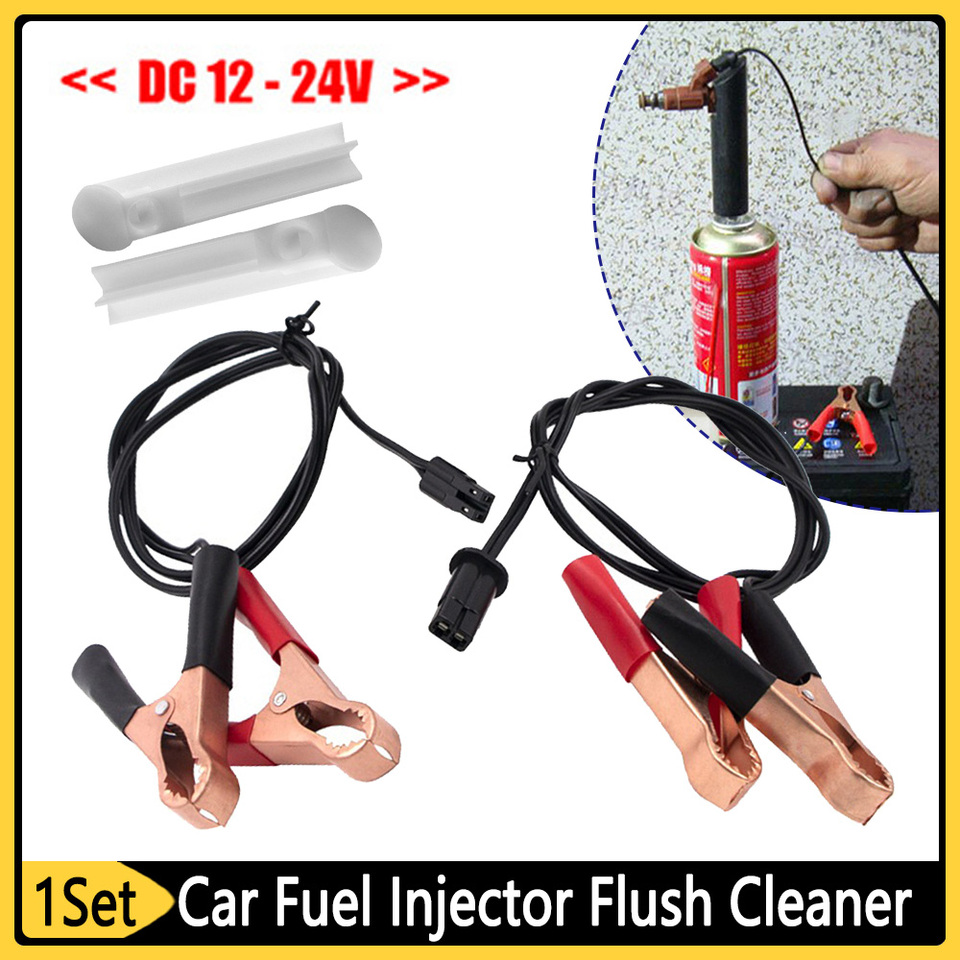 Car Universal Fuel Injector Flush Cleaner Car Fuel Injector Wash Adapter Jet Nozzle Cleaning Tools for Auto Motorcycle Wash Tool