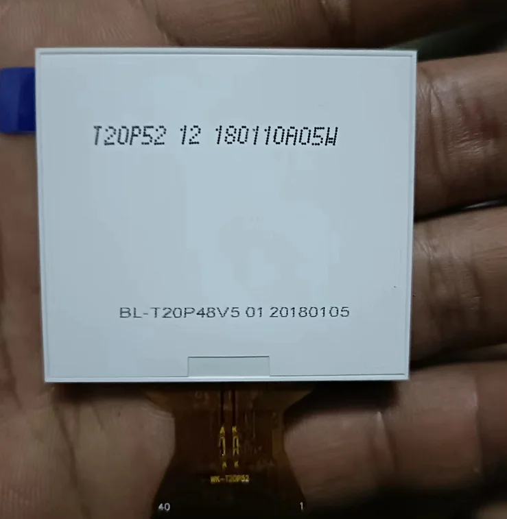 Tela Lcd com Mcu Interface para Gravador Digital 3c Dvr 20 Polegadas Fpc-t20p52v0 Fpc-t20p52v3 T20p52 Bl-t20p48v2 Bl-t20p48v5 40p Rgb - Imagem 2