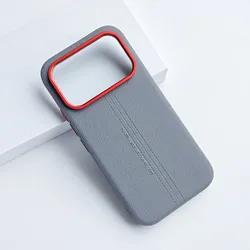 Fashionable PU Leather Skin - Friendly Shockproof Protective Phone Back Cover and Bumper Case for Honor 600 Pro (GRAY)