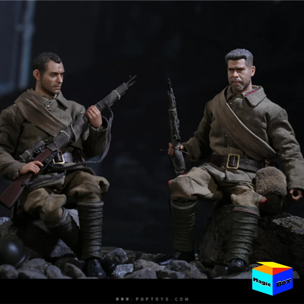 

Poptoys Cms010 Cms011 Cms012 1/12 Male Soldier Soviet Sniper Army Military Weapons Full Set 6'' Action Figures Body Doll Model